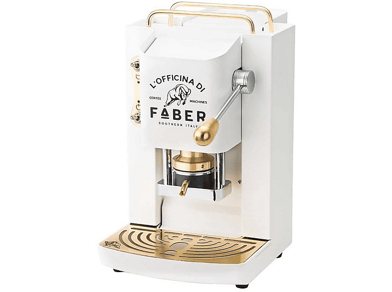 FABER PROWHITEBASOTT — Cafetera de cápsulas, 500 W, Blanco, 15 bar
