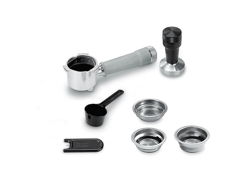 DELONGHI EC890.GR DEDICA DUO COLD BREW — Cafetera express, 1450 W, Gris, 15 bar, 2 tazas
