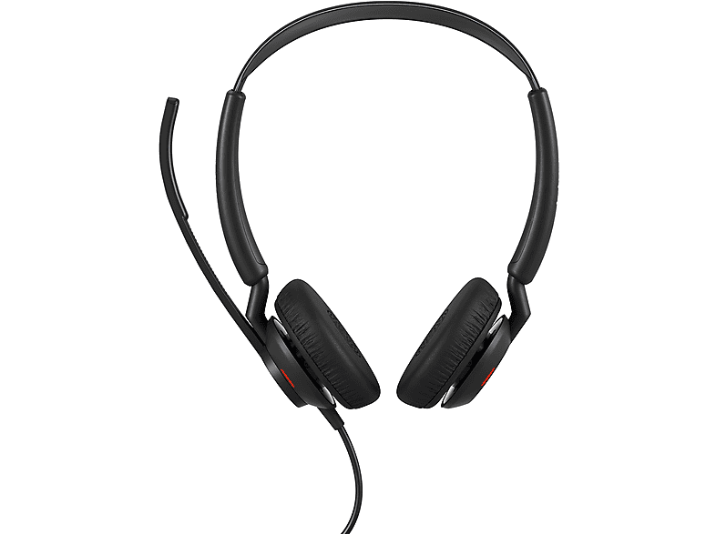 JABRA — Auriculares de diadema con cable, Circumaurales, Negro, 5099-610-299 JABRA