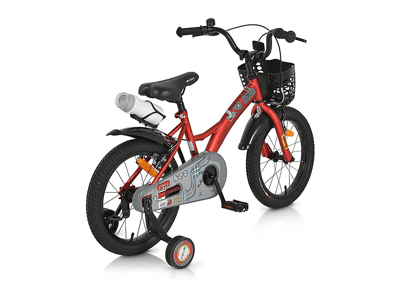 BYOX Robo — Bicicletas para niños, marco: 23 cm, Acero, rojo
