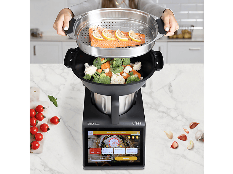 UFESA RK10 — Robot de cocina, 2400 W, Negro, 4,5 l