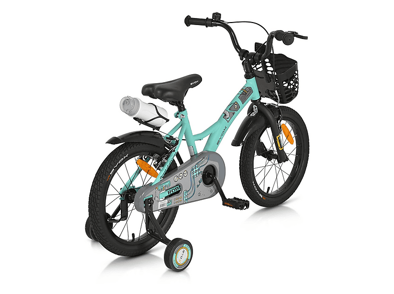 BYOX Robo — Bicicletas para niños, marco: 23 cm, Acero, verde