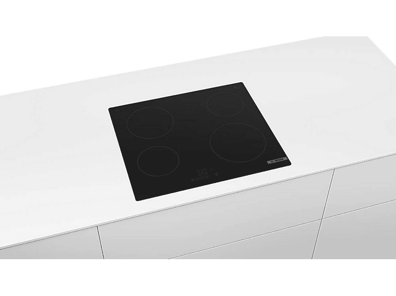 BOSCH Serie 4 PKE611BB2E — Placa de vitrocerámica, 592 mm, Negro, 0 zone(s) zonas