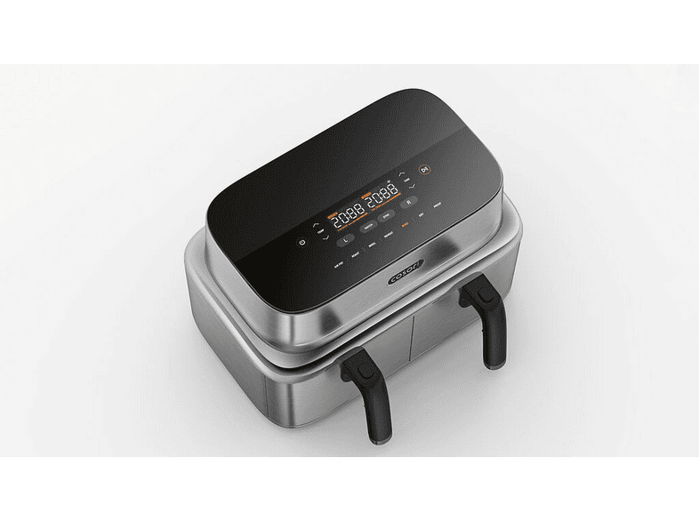 COSORI Iconic Dual — Freidora de aire, Plata, 8.6 l, 2700 V, 30 °C - 230 °C