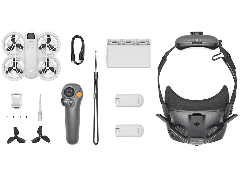 DJI Neo Motion Fly More Combo — Dron, 22 GB Memoria, Gris, 12 megapixel, 18 min Autonomía