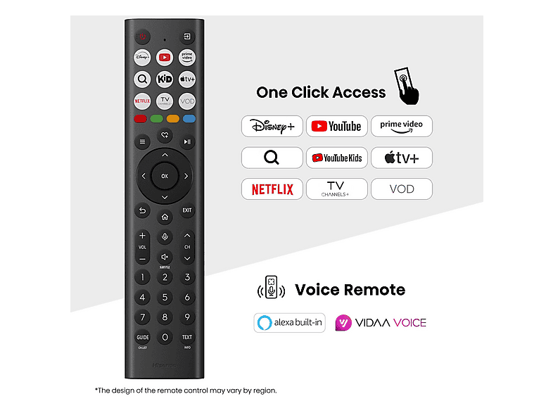 HISENSE A7Q 55A7Q — TV LED, Black, UHD 4K, Smart TV, DVB-T2 (H.265)