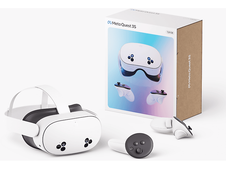 META Quest 3s — Gafas de realidad virtual, 128 GB, 8GB RAM, Blanco, Snapdragon XR2 Gen 2