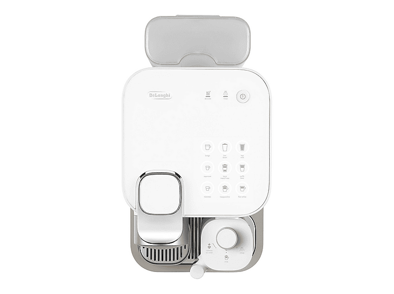 DE LONGHI — Cafetera de cápsulas, De'Longhi Nespresso® Gran Latissima EN640.W, 1400W, Blanco, 19 bar