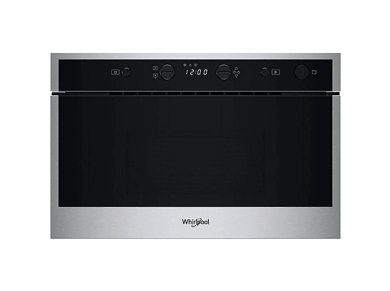 WHIRLPOOL WMN461BXF — Microondas integrable, 750 W, Negro, 22 l, Acero inoxidable