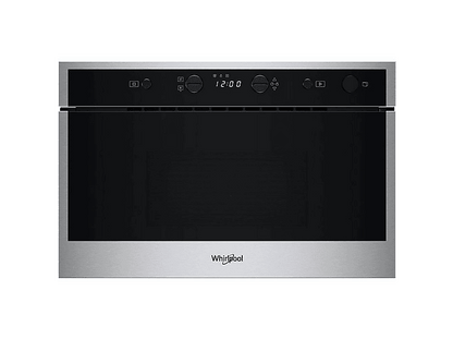 WHIRLPOOL WMN461BXF — Microondas integrable, 750 W, Negro, 22 l, Acero inoxidable