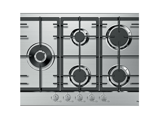 FOSTER 7018032 — Placa de gas, 750 mm, 5 zone(s) zonas, LPG (Propane/Butane), Acero inoxidable