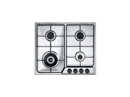DELONGHI FFA 46 ASDV — Placa de gas, 600 mm, 4 zone(s) zonas, Acero inoxidable