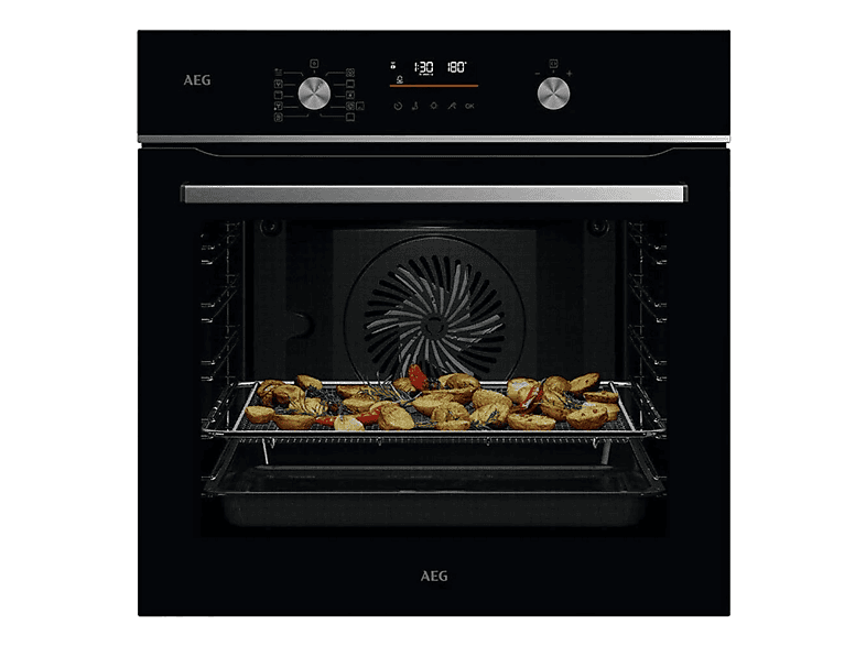 AEG Series 6000 OS6PB511AB — Horno pirolítico, Integrable, Pirolítico, 595 mm, Negro