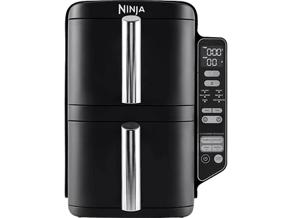 NINJA SL300EU — Freidora de aire, 2470 W, Negro, 7.6 l dividido en 2 bandejas