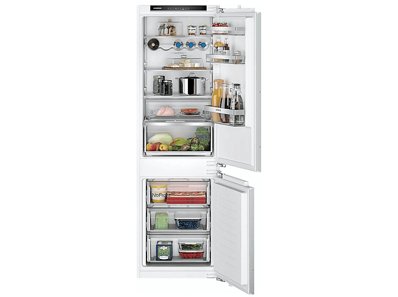 SIEMENS KI86NHFE0 — Frigorífico combi, Altura 177,2 cm, Blanco, No Frost, Capacidad 260 l