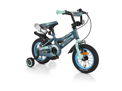 BYOX Prince de 12 pulgadas — Bicicletas para niños, marco: 19 cm, Acero, gris-azul