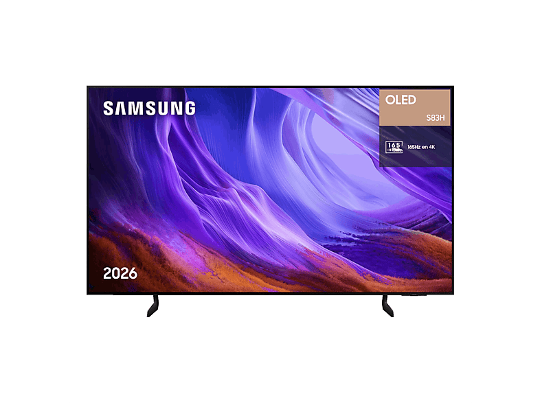 SAMSUNG TQ83S83HAEXXC — TV OLED 83", Negro, OLED 4K, NQ4 AI Gen2 Processor, Smart TV