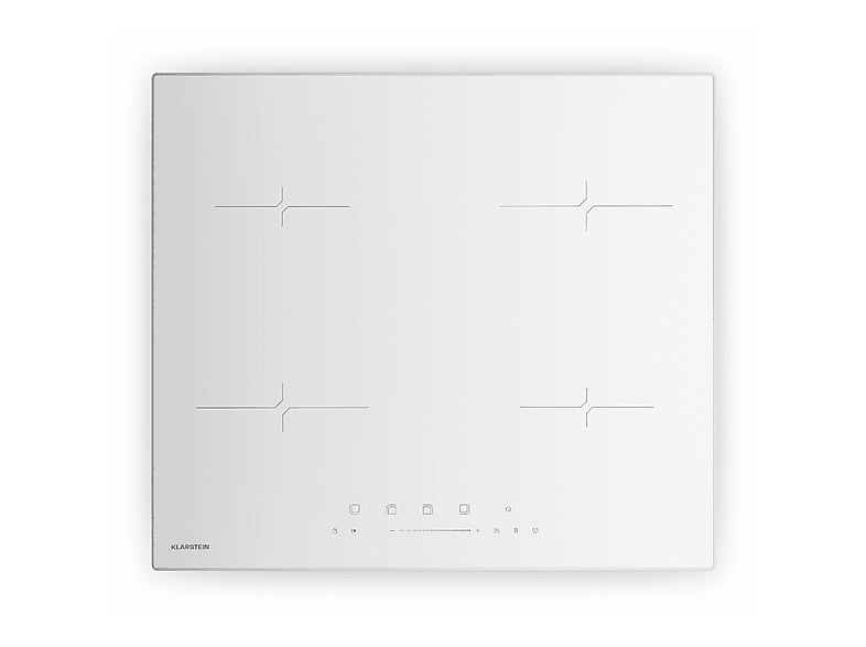KLARSTEIN Velaire — Placa de inducción, 59,30 cm, Blanco, 4 zonas