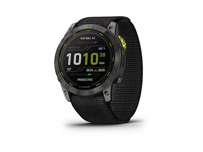 GARMIN Enduro 2 — Smartwatch, Titanio, Gris, Talla única, Polímero reforzado con fibra de vidrio (GFRP