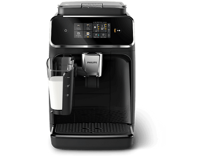 PHILIPS EP2331/10 — Cafetera superautomática, Negro, LatteGo, 15 Bar, 4 Bebidas