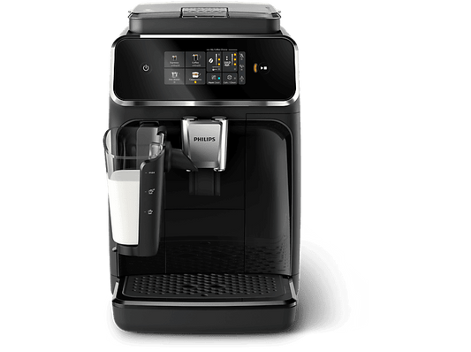 PHILIPS EP2331/10 — Cafetera superautomática, Negro, LatteGo, 15 Bar, 4 Bebidas
