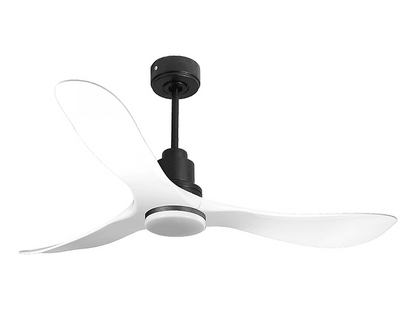 PURLINE TongaD132C04LED64621 — Ventilador de techo, 18 W, 6 velocidades, Negro