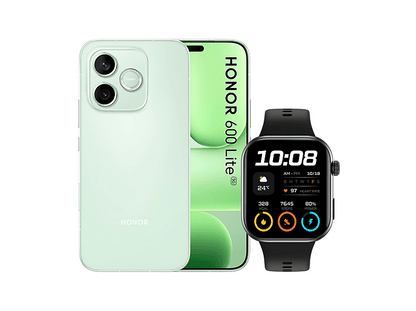 HONOR 600 LITE 8+256GB + WATCH 2i Bundle — Smartphone, 8 GB RAM, 6520 mAh, VERDE, Móvil Android
