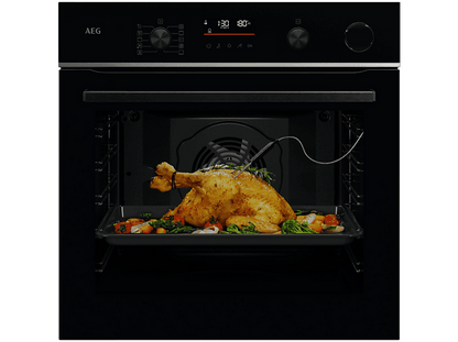 AEG TR6PB531SB — Horno a vapor, Independiente, Pirolítico, 59,6 cm, Negro