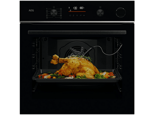AEG TR6PB531SB — Horno a vapor, Independiente, Pirolítico, 59,6 cm, Negro