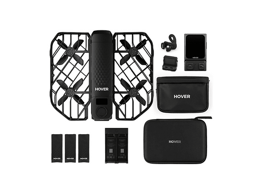 HOVERAIR X1 CYCLING SET PRO — Drone, 12 megapixel, 16 min, NEGRO