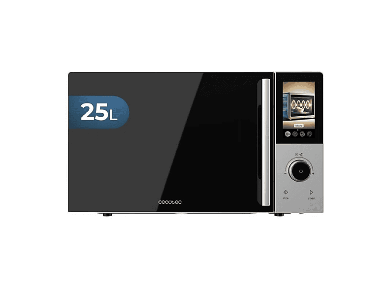 CECOTEC Convection 2500 Touch — Microondas, 2200 W, Negro, 25 l