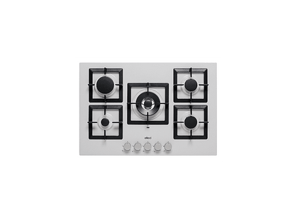 ELLECI Plano 75 M79 — Placa de gas, 750 mm, Aluminio, 5 zone(s) zonas