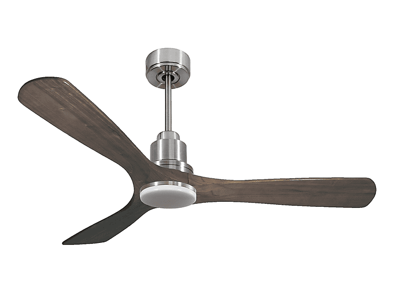 PURLINE MoyoD132C04LED64547 — Ventilador de techo, 18 W, 6 velocidades, Plata