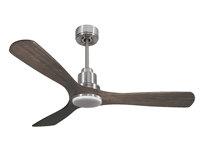 PURLINE MoyoD132C04LED64547 — Ventilador de techo, 18 W, 6 velocidades, Plata
