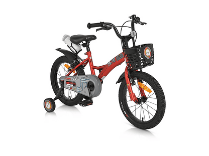 BYOX Robo — Bicicletas para niños, marco: 23 cm, Acero, rojo