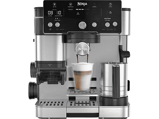 NINJA ES501EU — Máquina espresso, 1650 W, Negro, 9 bar, 1 tazas