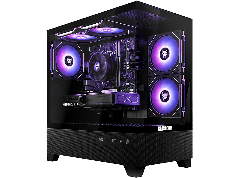 BEASTCOM Q5 Pro Gaming — PC Gaming, 32 GB RAM, 1 TB SSD, Negro, AMD Ryzen™ 7 8700F