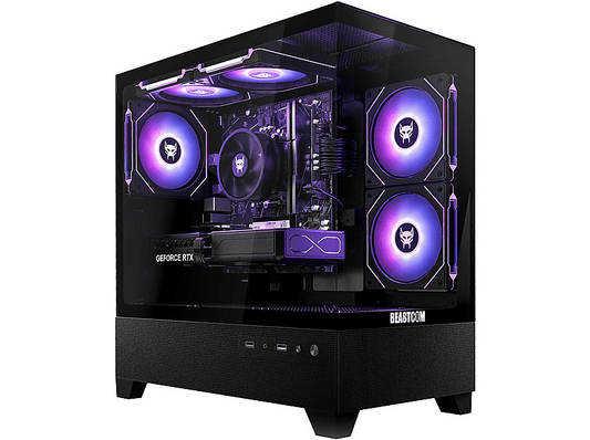 BEASTCOM Q5 Pro Gaming — PC Gaming, 32 GB RAM, 1 TB SSD, Negro, AMD Ryzen™ 7 8700F