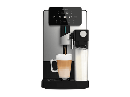 CECOTEC Cremmaet Latte — Cafetera superautomática, 1300 W, Negro, 19 bar, 400 ml