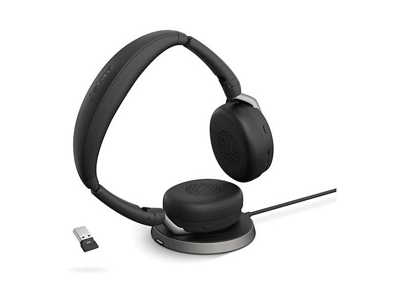 JABRA — Auriculares de oficina, Circumaurales, Bluetooth, Negro, Evolve2 65 Flex JABRA