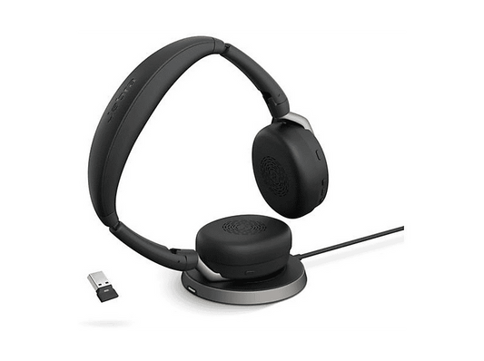 JABRA — Auriculares de oficina, Circumaurales, Bluetooth, Negro, Evolve2 65 Flex JABRA