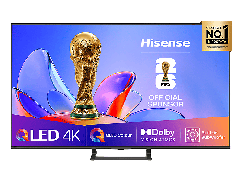 HISENSE A7Q 55A7Q — TV LED, Black, UHD 4K, Smart TV, DVB-T2 (H.265)