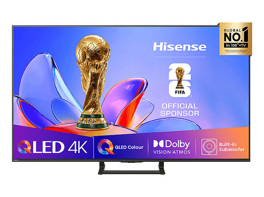 HISENSE A7Q 55A7Q — TV LED, Black, UHD 4K, Smart TV, DVB-T2 (H.265)