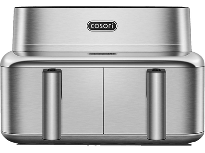 COSORI Iconic Dual — Freidora de aire, Plata, 8.6 l, 2700 V, 30 °C - 230 °C