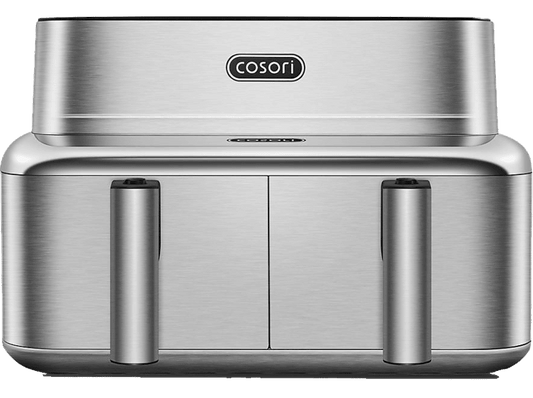 COSORI Iconic Dual — Freidora de aire, Plata, 8.6 l, 2700 V, 30 °C - 230 °C