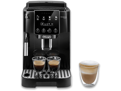 DE LONGHI — Cafetera superautomática, Vaporizador, 1450 W, Negro, De'Longhi Magnifica Start ECAM220.21.BG