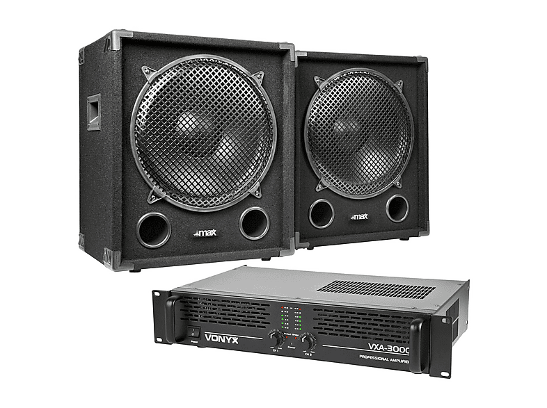 MAX — Altavoz de gran potencia, Black, 15SUB MAX