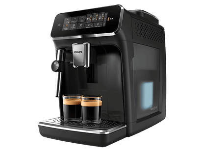 PHILIPS 3300 Series EP3321/40 — Cafetera superautomática, 1500 W, Negro, Tecnología AquaClean, 2 tazas