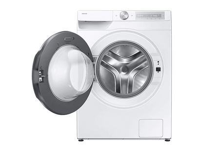 SAMSUNG WW90DG6U85HHU3 — Lavadora carga frontal, 9 kg, 23 programas, Blanco