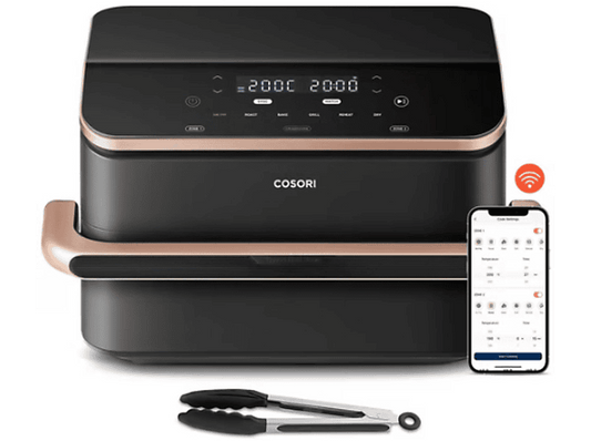 COSORI KOSP0027EUN DUAL BLAZE TWINFRY 10L — Freidora de aire, 2800 W, Negro